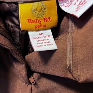 Cognac color casual slacks. New..